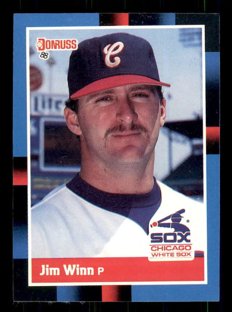 1988 Donruss #409 Jim Winn NM-MT Chicago White Sox Baseball Card - Baseball Card Single