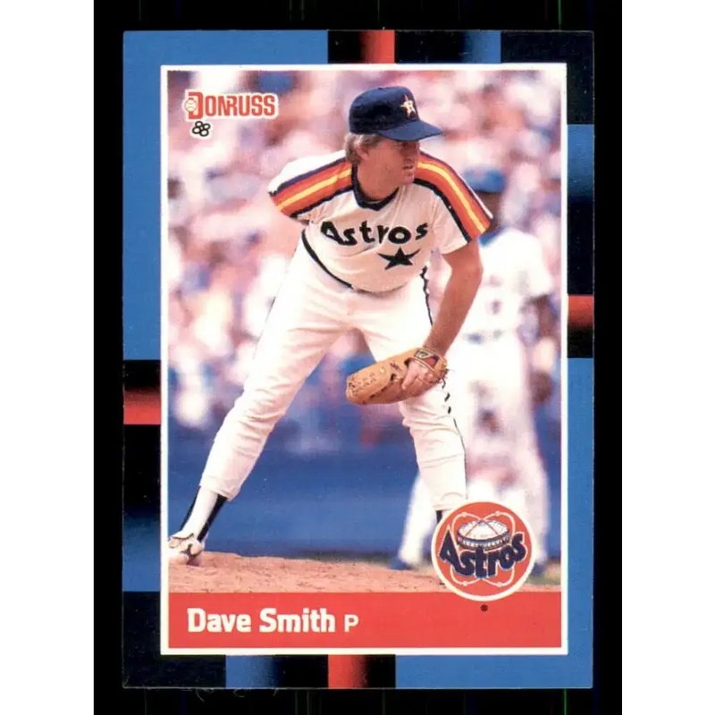 1988 Donruss #410 Dave Smith EX Houston Astros Baseball Card - Baseball Card Single