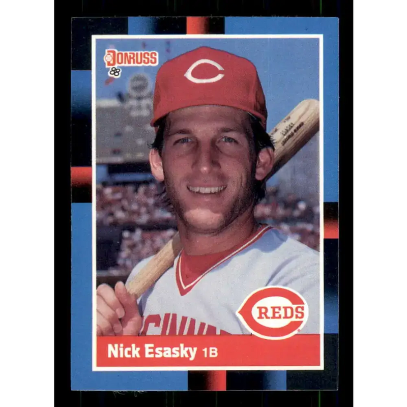 1988 Donruss #413 Nick Esasky EX Cincinnati Reds Baseball Card - Baseball Card Single