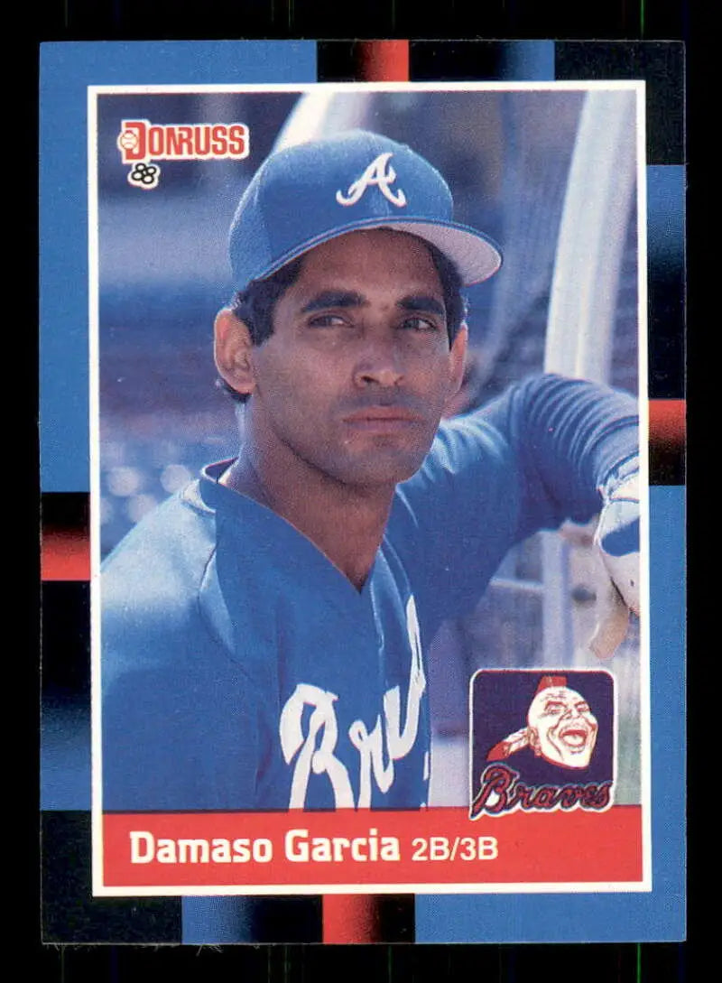 1988 Donruss #414 Damaso Garcia NM-MT Atlanta Braves Baseball Card - Baseball Card Single