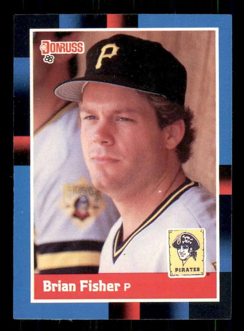 1988 Donruss #415 Brian Fisher NM-MT Pittsburgh Pirates Baseball Card - Baseball Card Single