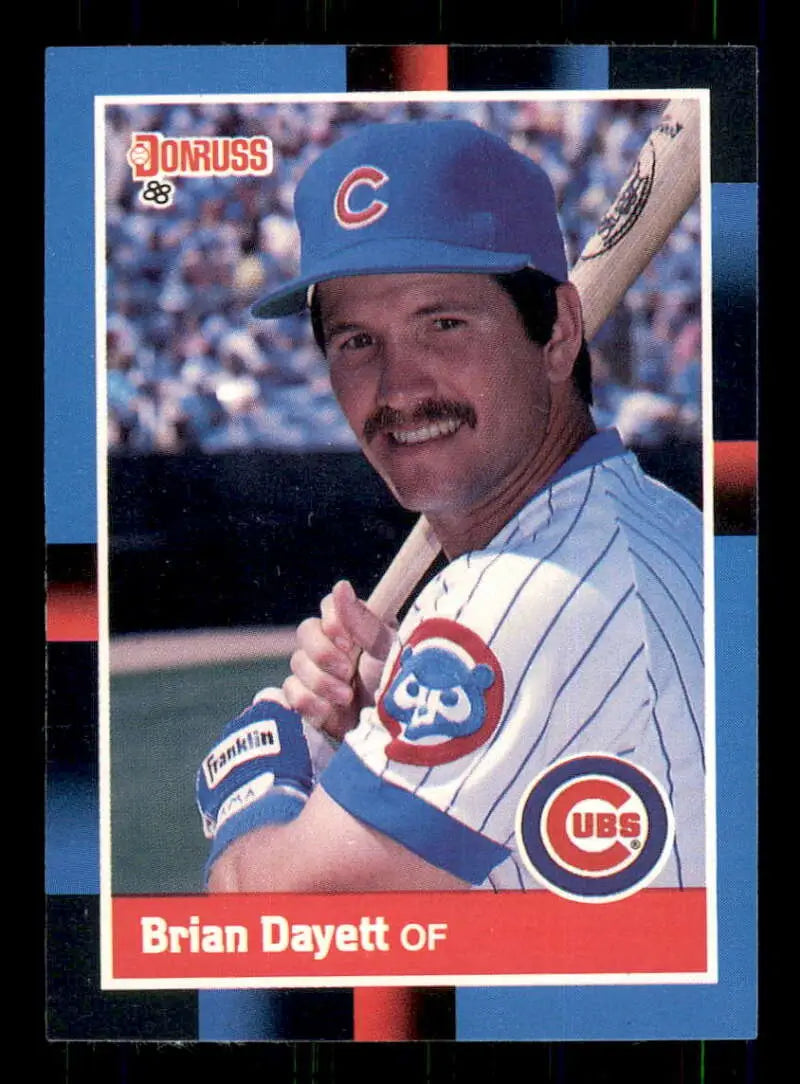 1988 Donruss #416 Brian Dayett NM-MT Chicago Cubs Baseball Card - Baseball Card Single