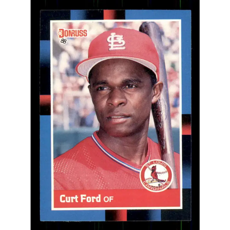 1988 Donruss #417 Curt Ford EX St. Louis Cardinals Baseball Card - Baseball Card Single