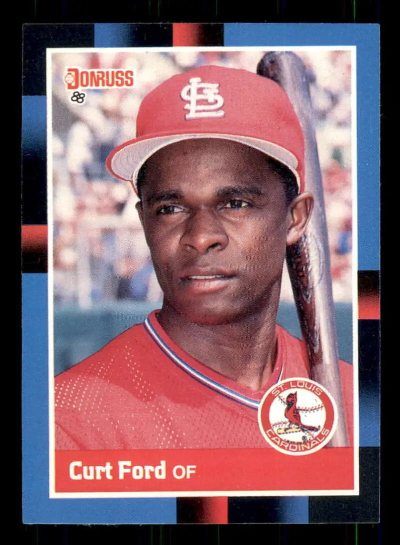 1988 Donruss #417 Curt Ford NM-MT St. Louis Cardinals Baseball Card - Baseball Card Single