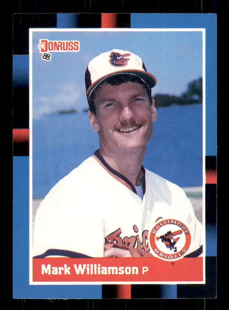1988 Donruss #418 Mark Williamson NM-MT Baltimore Orioles Baseball Card - Baseball Card Single
