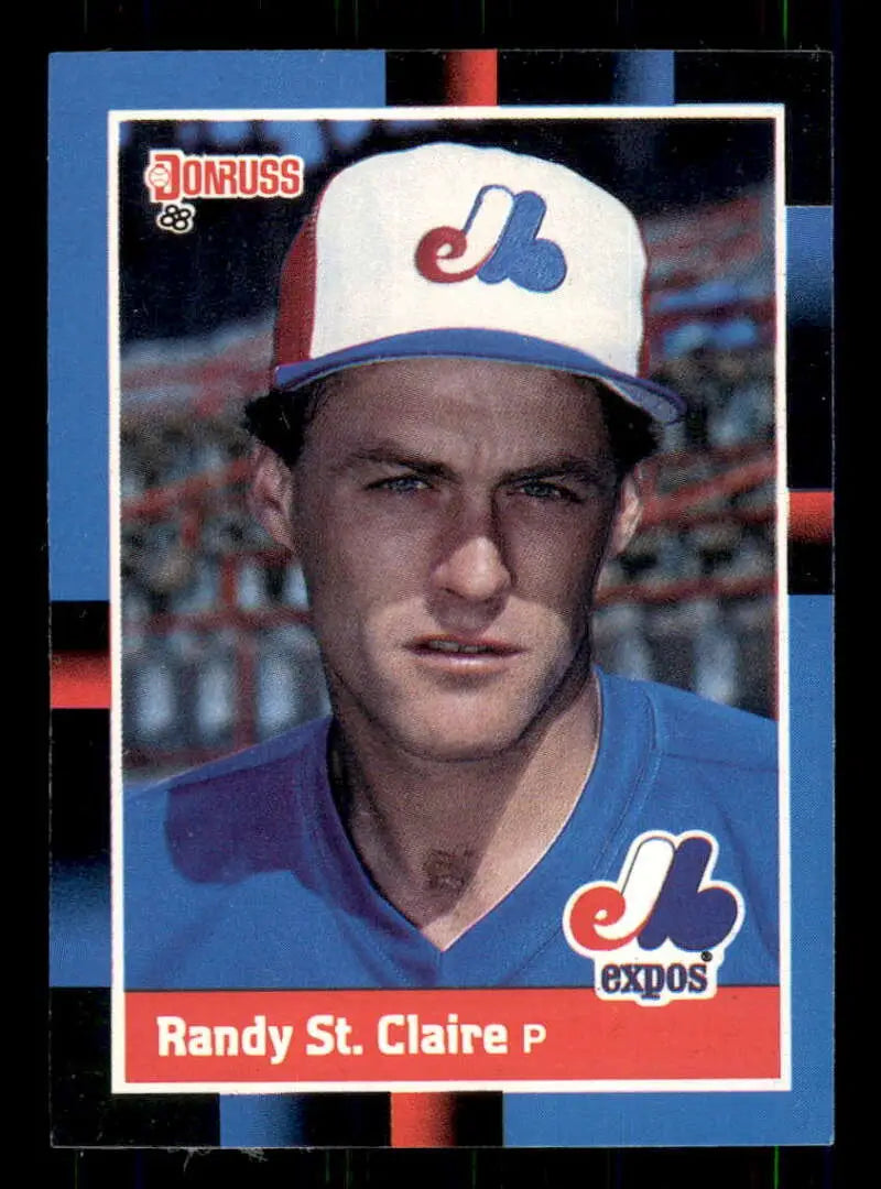 1988 Donruss #426 Randy St. Claire NM-MT Montreal Expos Baseball Card - Baseball Card Single