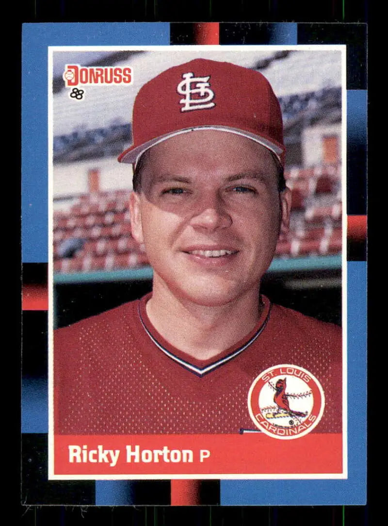 1988 Donruss #430 Ricky Horton NM-MT St. Louis Cardinals Baseball Card - Baseball Card Single