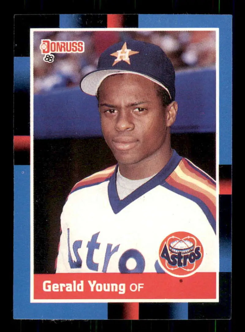 1988 Donruss #431 Gerald Young NM-MT Houston Astros Baseball Card - Baseball Card Single