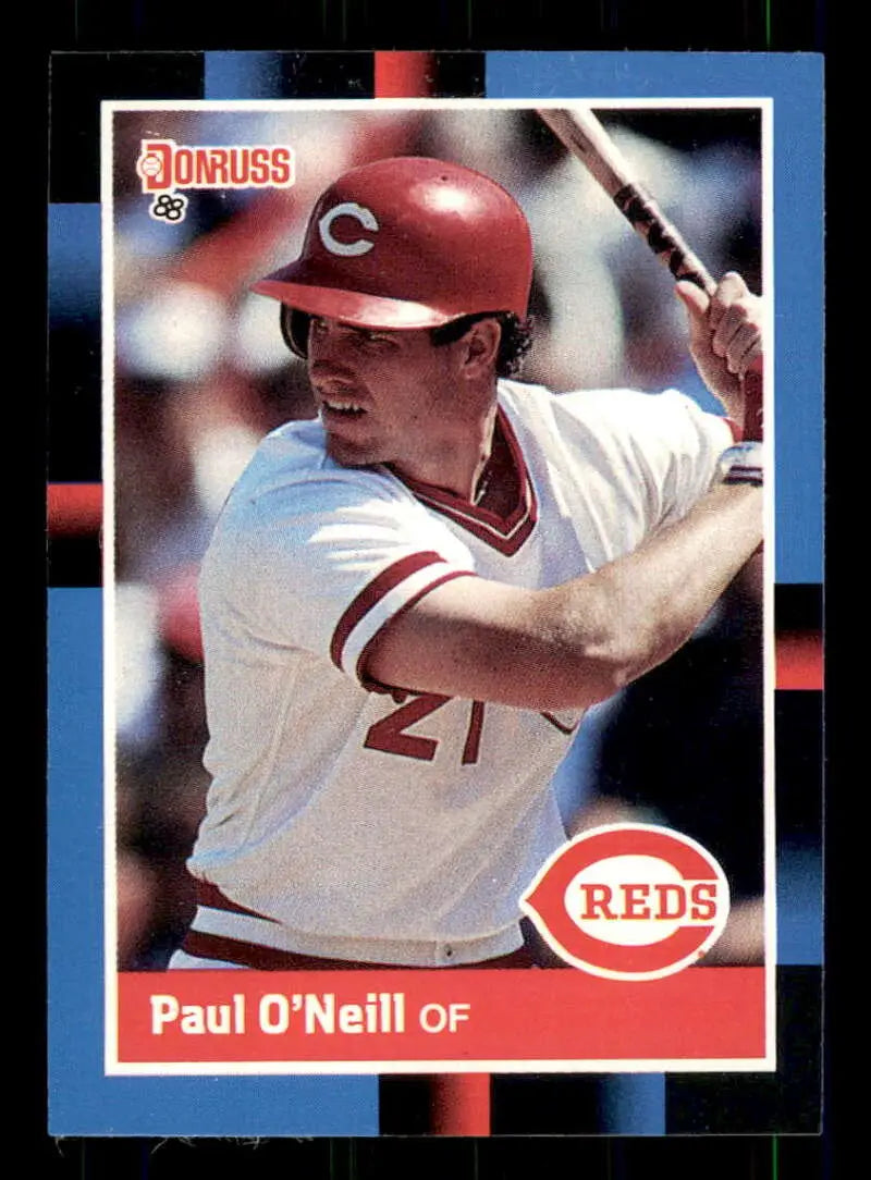 1988 Donruss #433 Paul O’Neill NM-MT Cincinnati Reds Baseball Card - Baseball Card Single