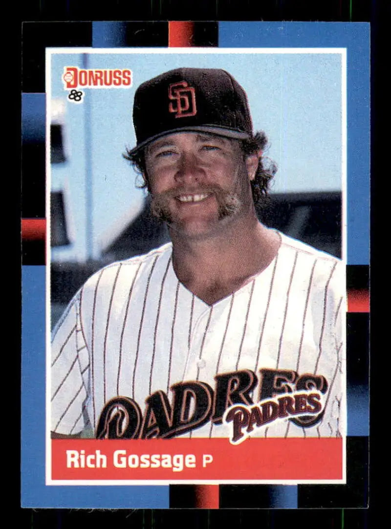 1988 Donruss #434 Rich Gossage NM-MT San Diego Padres Baseball Card - Baseball Card Single