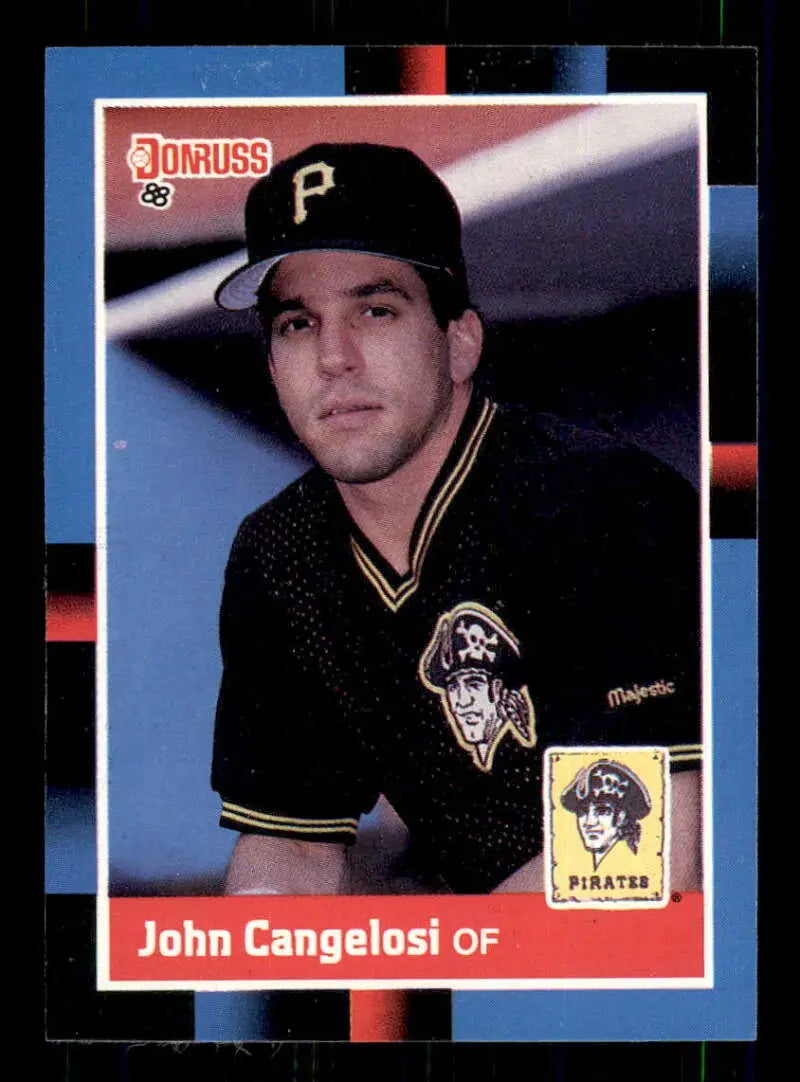 1988 Donruss #435 John Cangelosi NM-MT Pittsburgh Pirates Baseball Card - Baseball Card Single