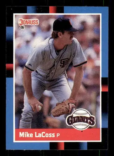 1988 Donruss #436 Mike LaCoss NM Near Mint Giants - Baseball Card Single