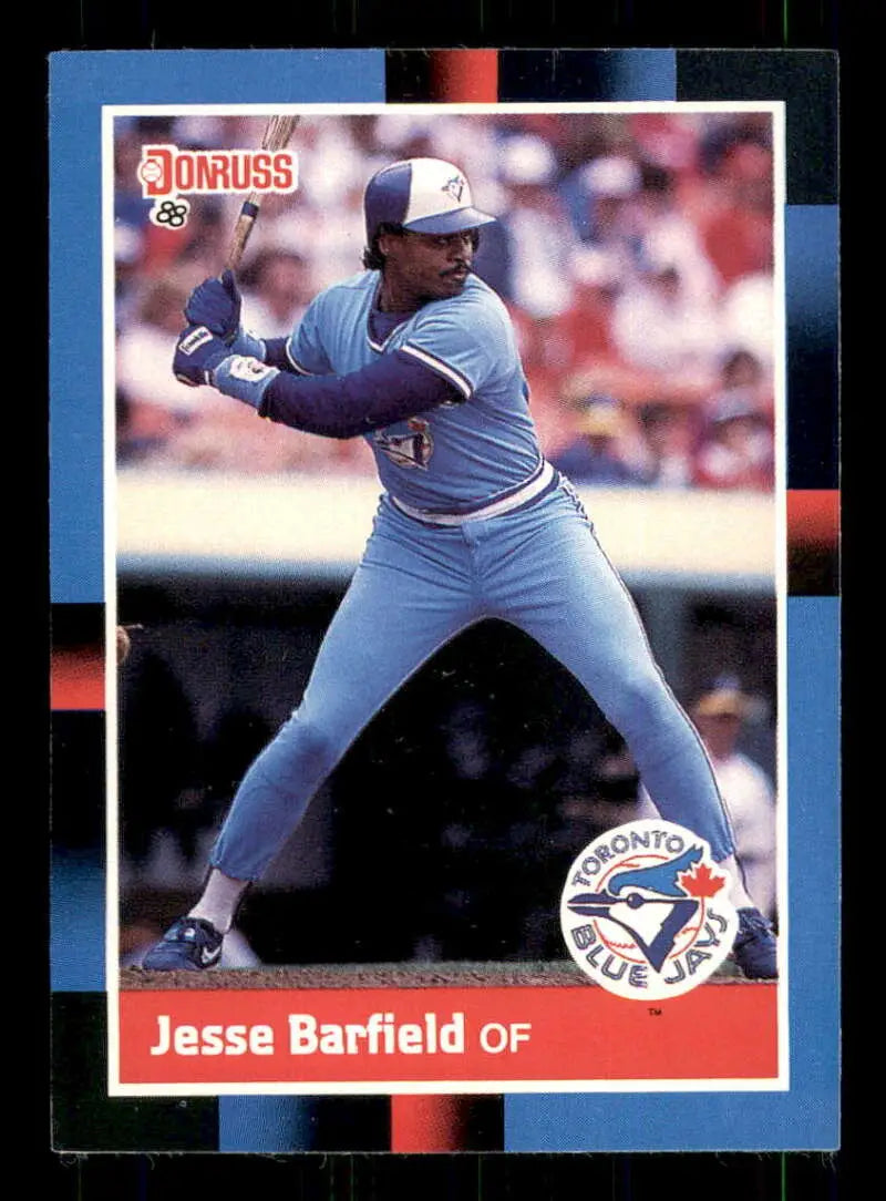 1988 Donruss #442 Jesse Barfield NM-MT Toronto Blue Jays Baseball Card - Baseball Card Single