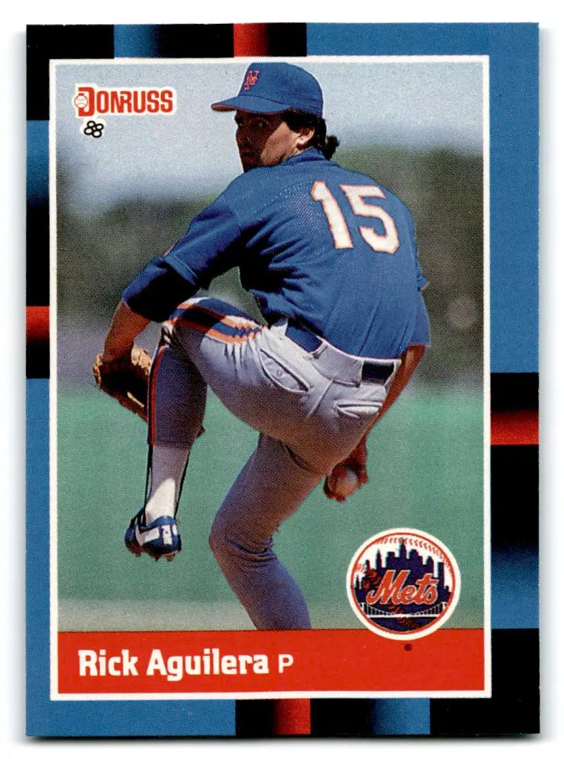 1988 Donruss #446a Rick Aguilera - Baseball Card Single