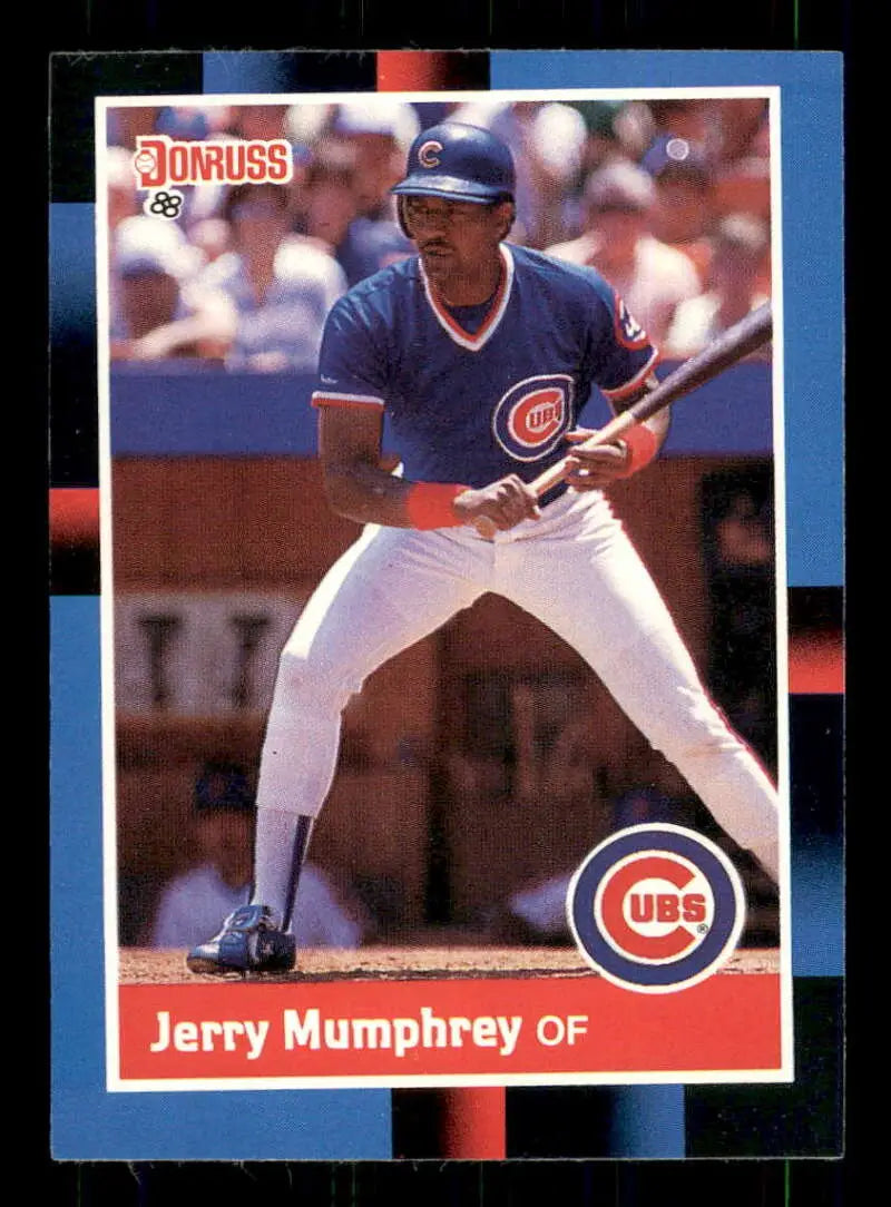 1988 Donruss #447 Jerry Mumphrey NM-MT Chicago Cubs Baseball Card - Baseball Card Single
