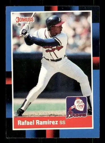 1988 Donruss #448 Rafael Ramirez NM Near Mint Braves - Baseball Card Single
