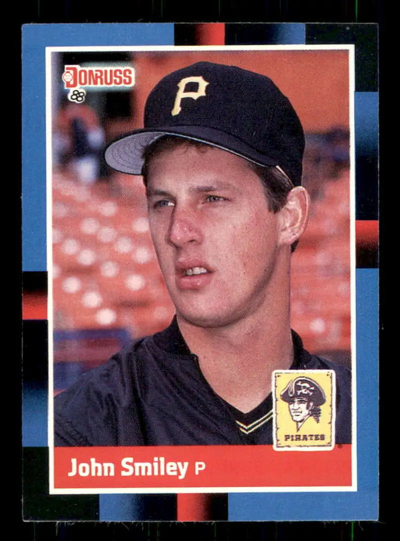 1988 Donruss #449 John Smiley NM-MT RC Rookie Pittsburgh Pirates Baseball Card - Baseball Card Single