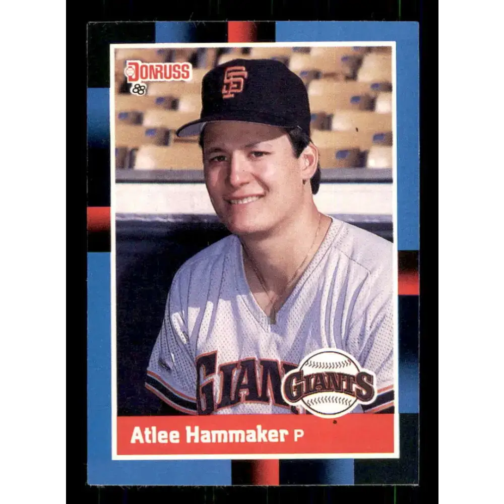 1988 Donruss #450 Atlee Hammaker EX San Francisco Giants Baseball Card - Baseball Card Single