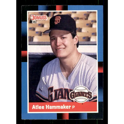 1988 Donruss #450 Atlee Hammaker EX San Francisco Giants Baseball Card