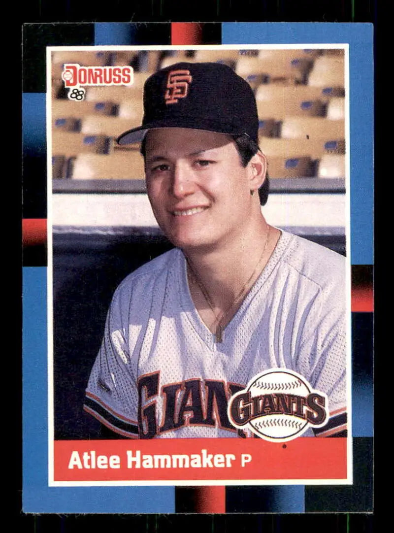 1988 Donruss #450 Atlee Hammaker NM-MT San Francisco Giants Baseball Card - Baseball Card Single