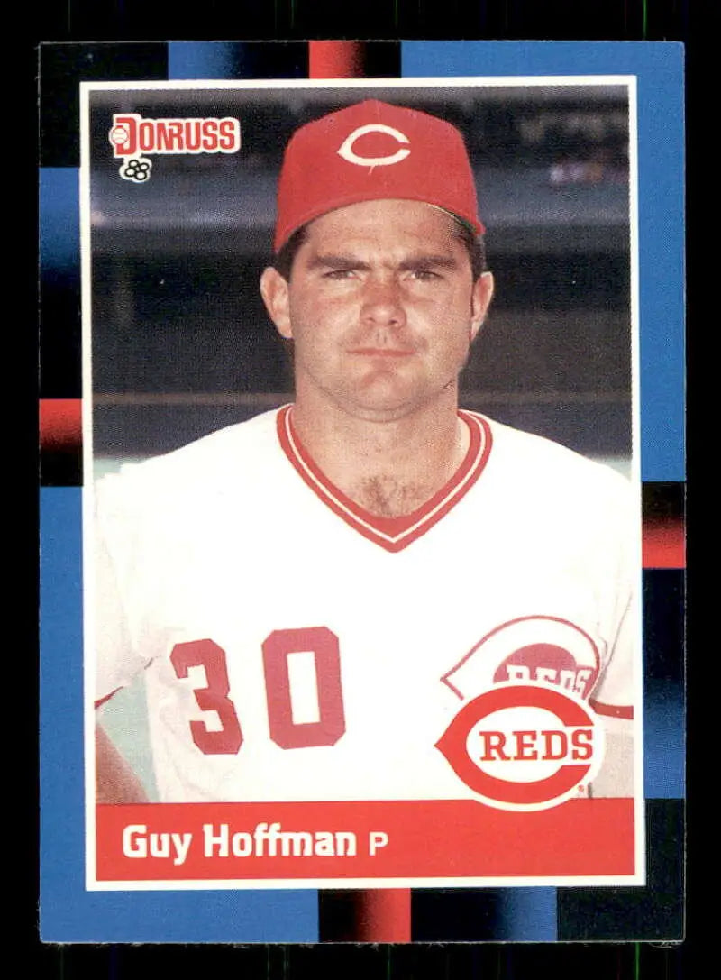 1988 Donruss #452 Guy Hoffman NM-MT Cincinnati Reds Baseball Card - Baseball Card Single