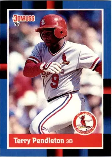 Original gloss 1988 Donruss Terry Pendleton baseball card NM-MT Cardinals