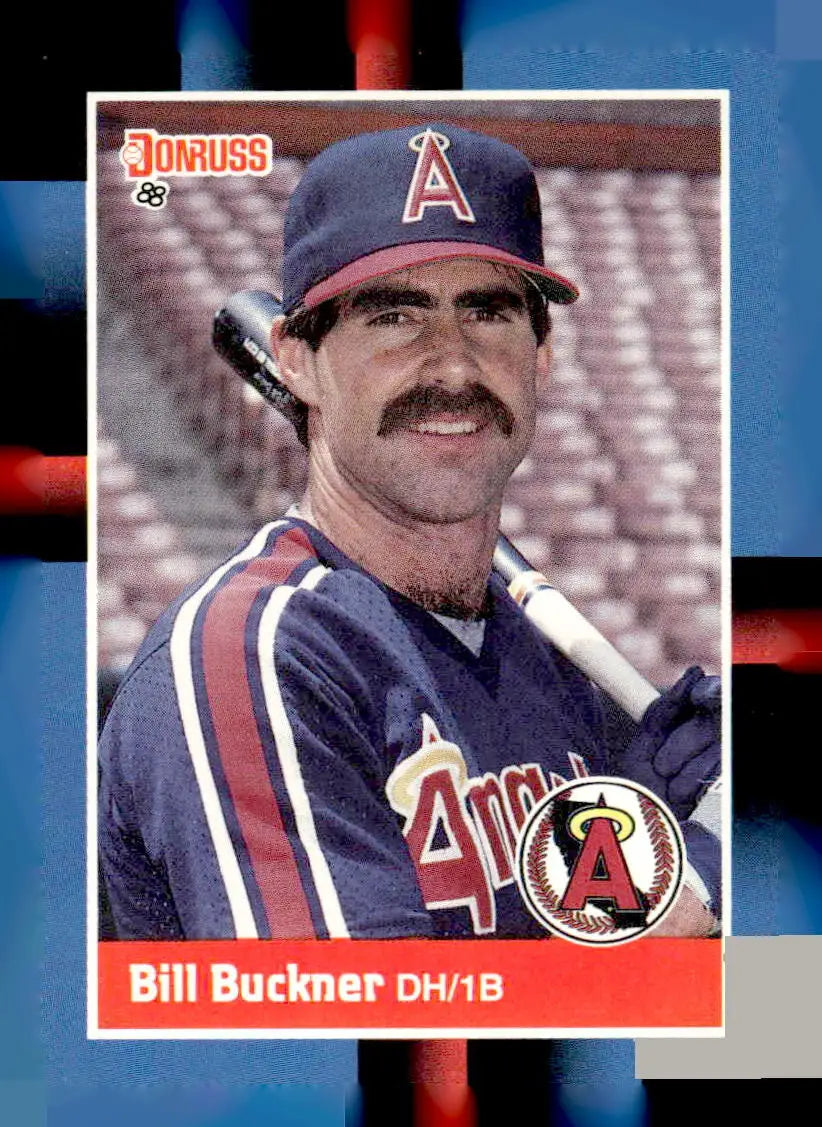 Vintage Bill Buckner 1988 Donruss baseball card featuring California Angels, great card
