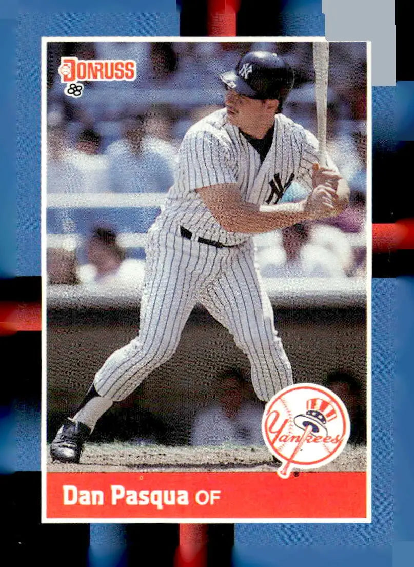 1988 Donruss Dan Pasqua New York Yankees baseball card 463c Dan Pasqua 463c Dan