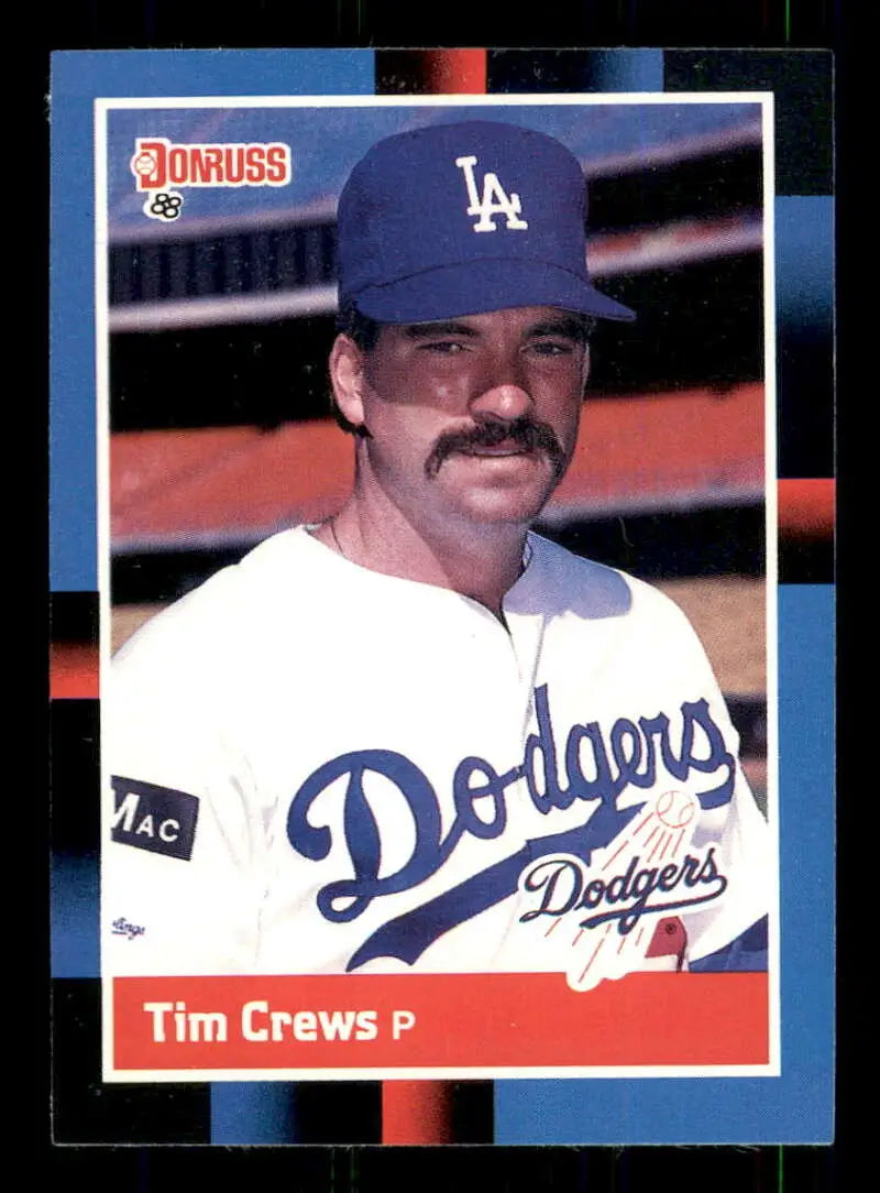 1988 Donruss #464 Tim Crews NM-MT RC Rookie Los Angeles Dodgers Baseball Card - Baseball Card Single