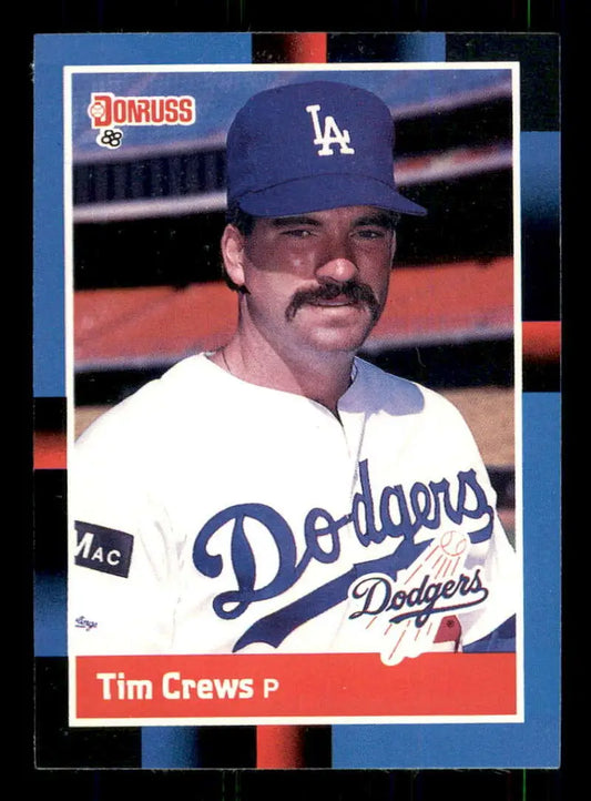 1988 Donruss #464 Tim Crews NM-MT RC Rookie Los Angeles Dodgers Baseball Card - Baseball Card Single