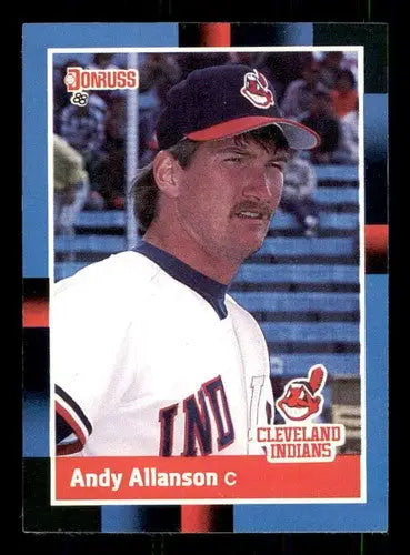 1988 Donruss #465 Andy Allanson NM Near Mint Indians - Baseball Card Single