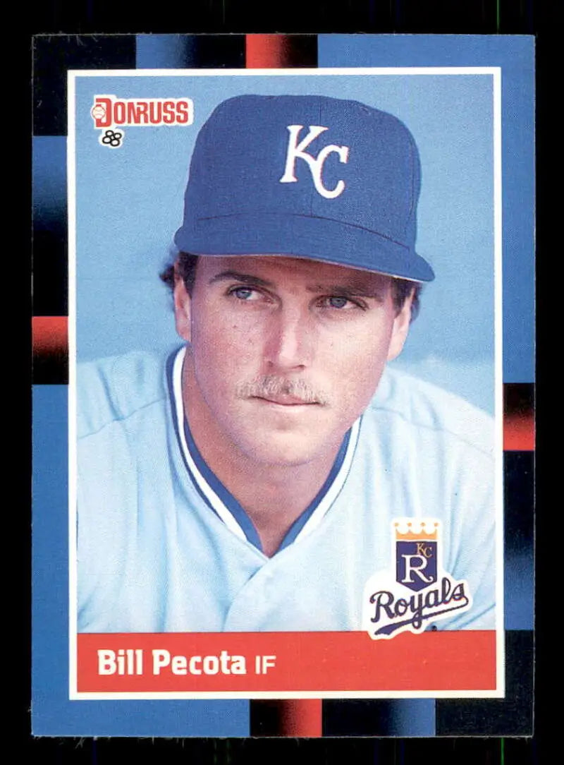 1988 Donruss #466 Bill Pecota NM-MT RC Rookie Kansas City Royals Baseball Card