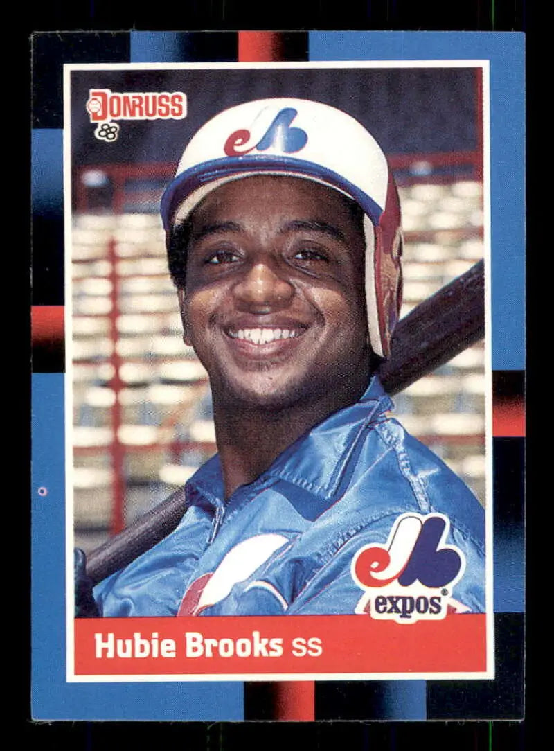 1988 Donruss #468 Hubie Brooks NM-MT Montreal Expos Baseball Card - Baseball Card Single