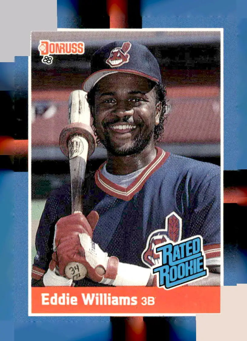 1988 Donruss baseball card of Eddie Williams 46b Eddie Williams collectible card
