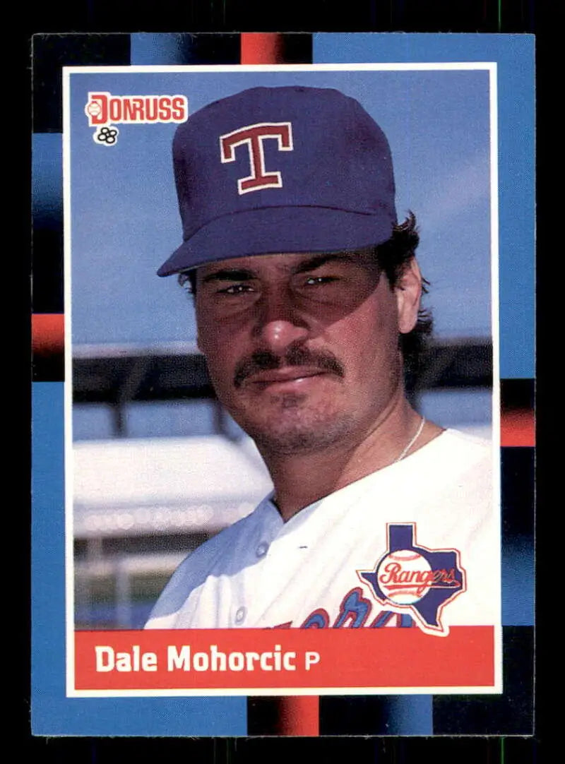 1988 Donruss #470 Dale Mohorcic NM-MT Texas Rangers Baseball Card - Baseball Card Single