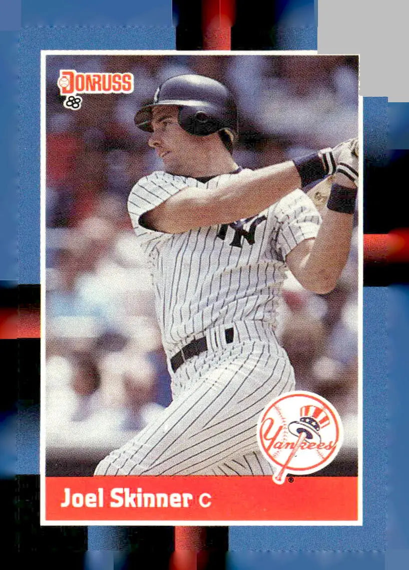 1988 Donruss Joel Skinner baseball card #474 featuring Joel Skinner baseball memorabilia