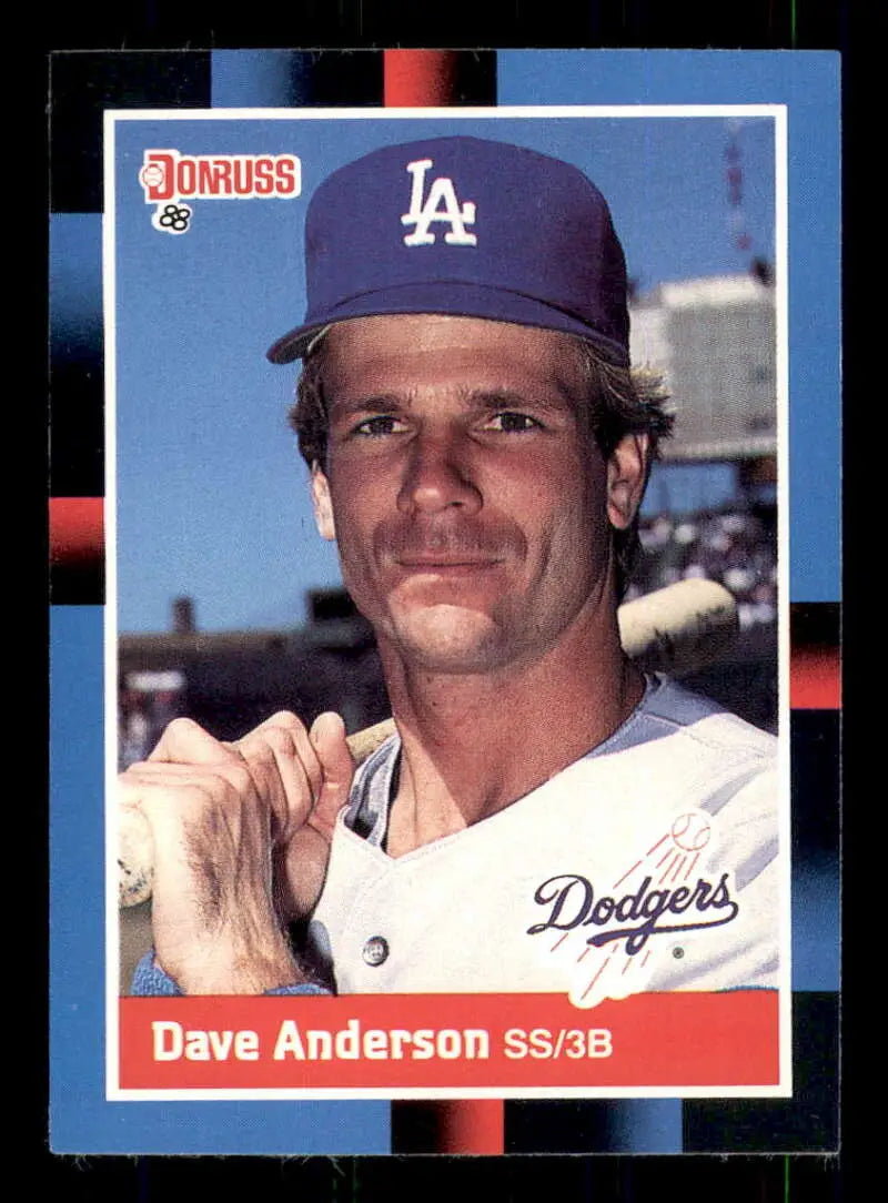 1988 Donruss #475 Dave Anderson NM-MT Los Angeles Dodgers Baseball Card - Baseball Card Single