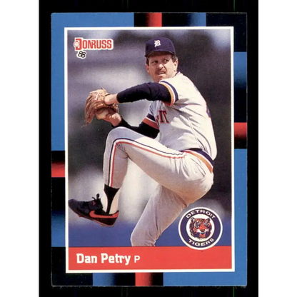 1988 Donruss #476 Dan Petry EX Detroit Tigers Baseball Card