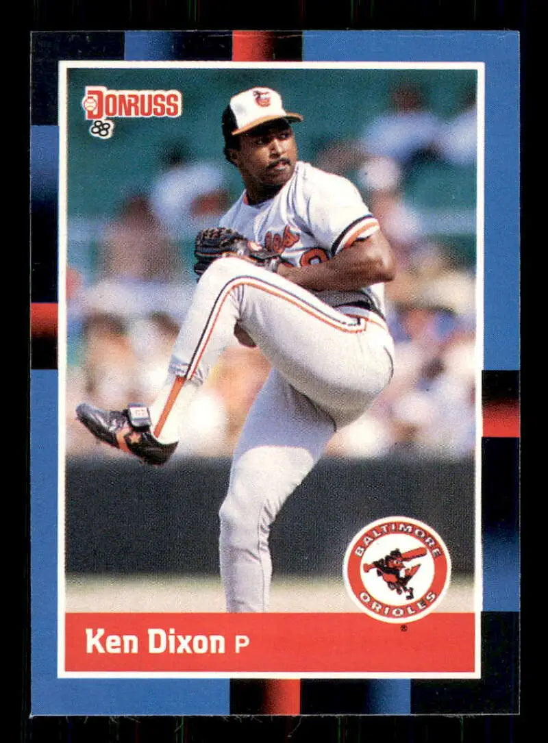 1988 Donruss #48 Ken Dixon NM-MT Baltimore Orioles Baseball Card - Baseball Card Single