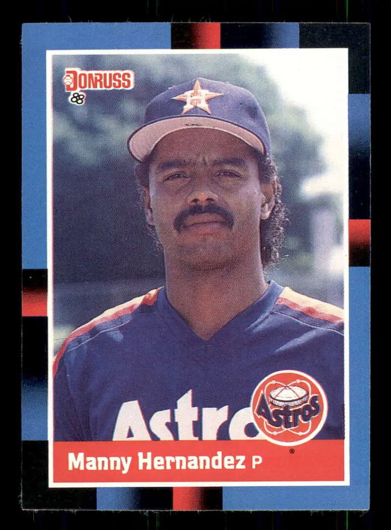 1988 Donruss #481 Manny Hernandez NM-MT RC Rookie Houston Astros Baseball Card - Baseball Card Single