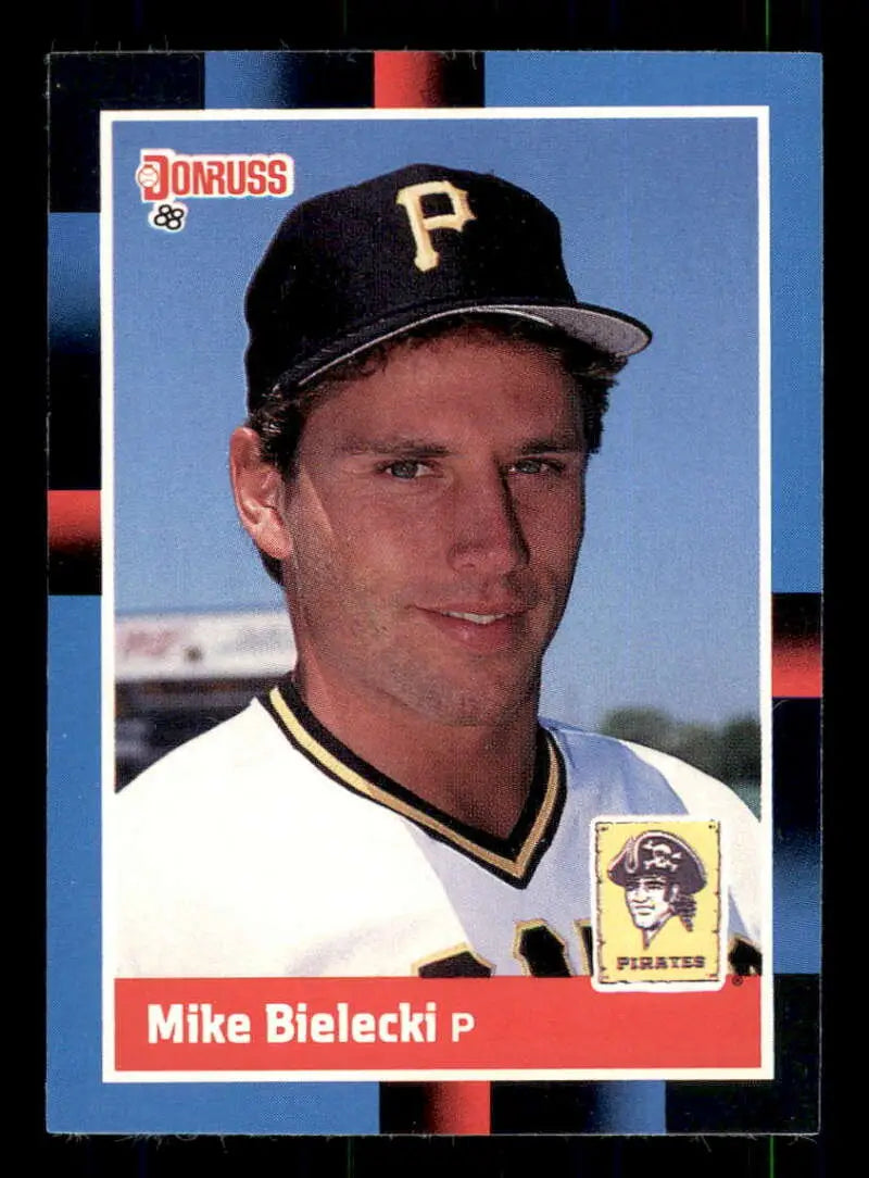 1988 Donruss #484 Mike Bielecki NM-MT Pittsburgh Pirates Baseball Card - Baseball Card Single