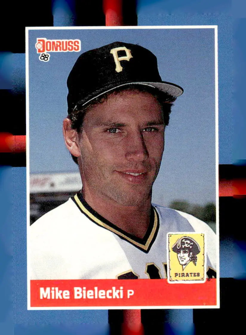 1988 Donruss Mike Bielecki baseball card 484b Mike Bielecki displayed in product image