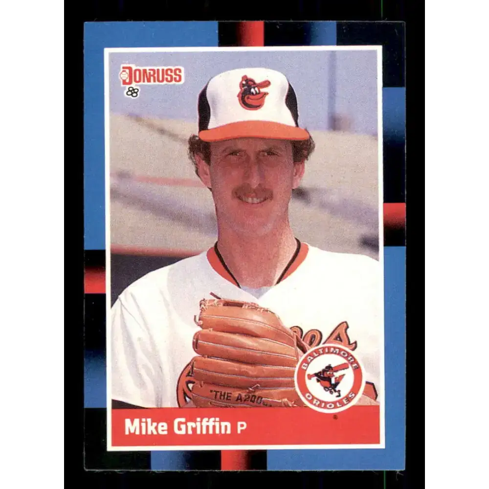 1988 Donruss #494 Mike Griffin EX Baltimore Orioles Baseball Card