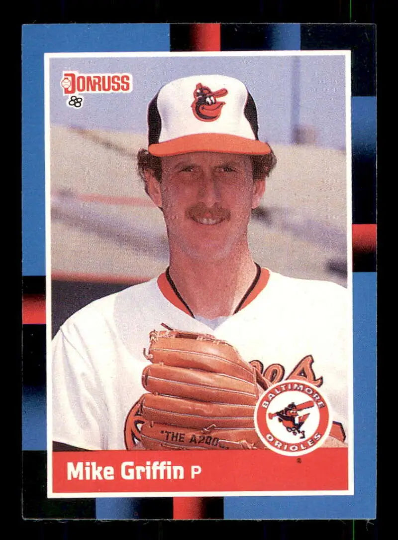 1988 Donruss #494 Mike Griffin NM-MT Baltimore Orioles Baseball Card - Baseball Card Single