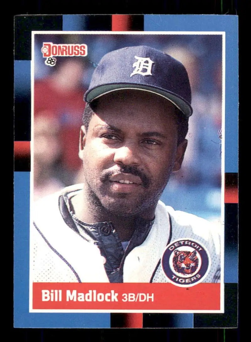 1988 Donruss #496 Bill Madlock NM-MT Detroit Tigers Baseball Card - Baseball Card Single