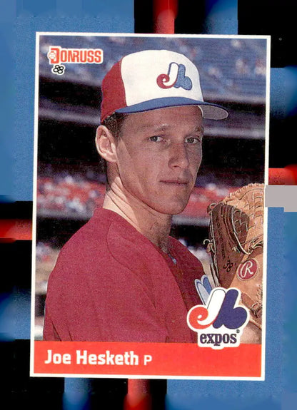 Vintage 1988 Donruss Joe Hesketh baseball card 504c Joe Hesketh collectible image