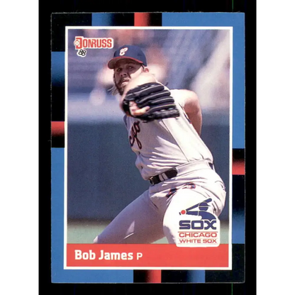 1988 Donruss #507 Bob James EX Chicago White Sox Baseball Card