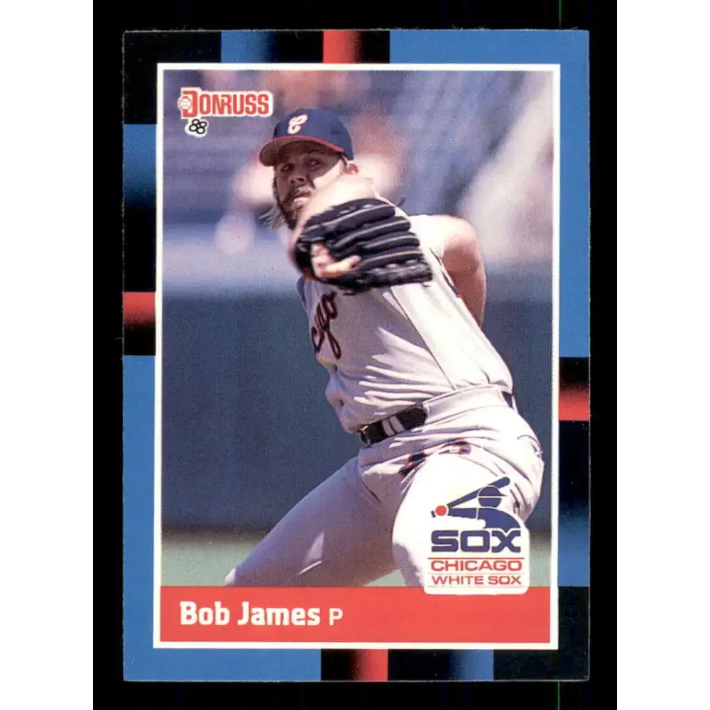 1988 Donruss #507 Bob James EX Chicago White Sox Baseball Card - Baseball Card Single