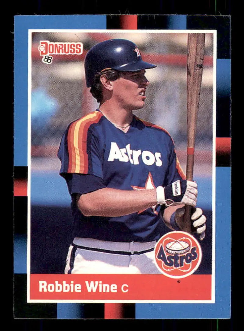 1988 Donruss #508 Robbie Wine NM-MT Houston Astros Baseball Card - Baseball Card Single