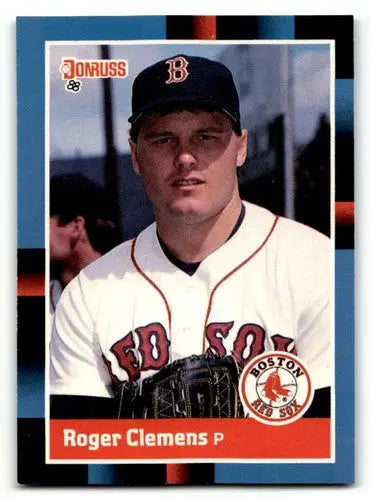 1988 Donruss #51 Roger Clemens Boston Red Sox Baseball Cards EX/NM ID:64477 - Baseball Card Single